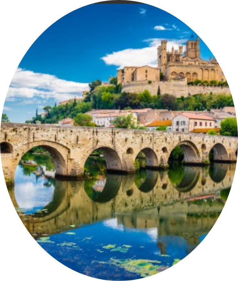 Tres Belle Vue Canal Du Midi Béziers Exteriör bild
